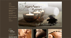 Desktop Screenshot of maryannsmassage.com